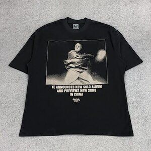 Kanye West Listening Session Printed T Shirt Short Sleeves